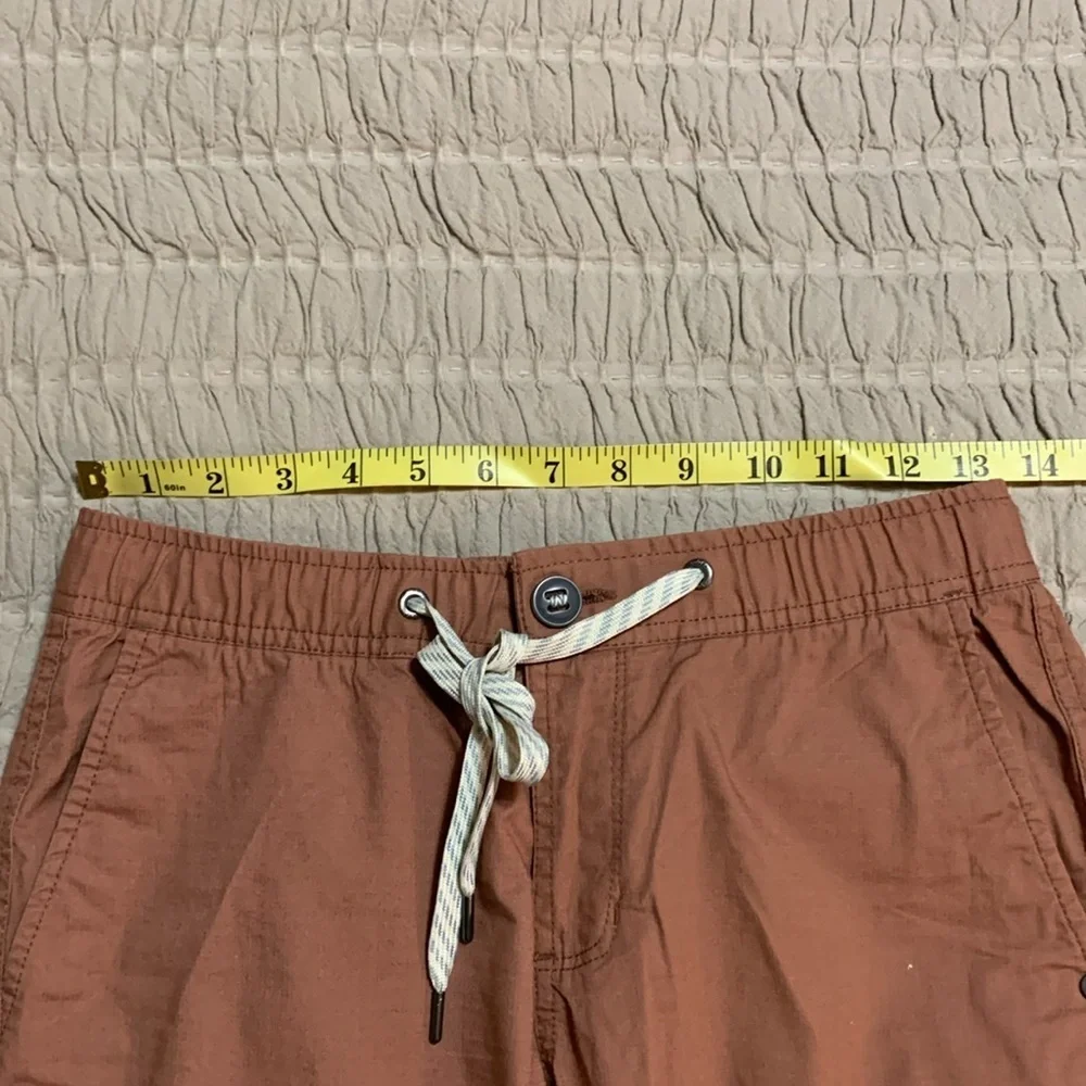 Vuori Women’s Ripstop Mauve Elastic Waist Drawstring Cotton Five-Pocket Pants XS